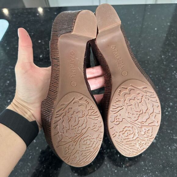 PATRIZIA DADE Brinze Dade Party STRAP SANDAL SIZE 10 - Picture 6 of 13